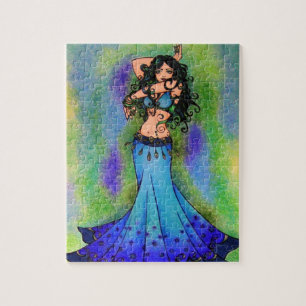 Pisces Belly Dancer Art Jigsaw Puzzle