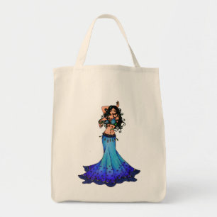 Pisces Belly Dancer Art Tote Bag
