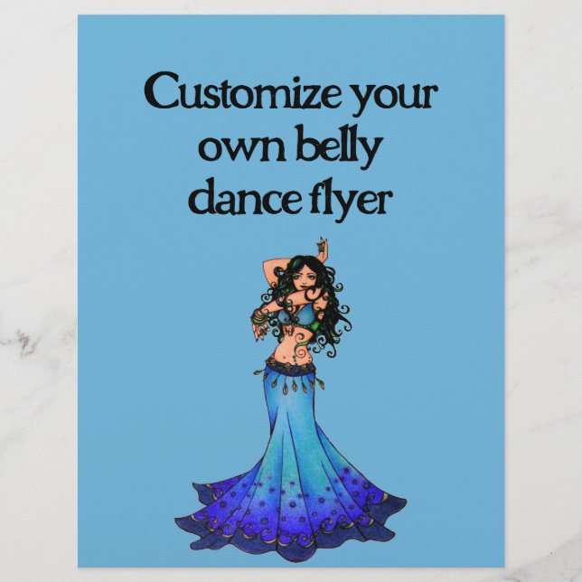 Pisces Belly Dancer Flyer (Front)