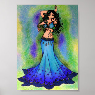 Pisces Belly Dancer  Poster
