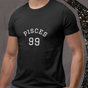 Pisces   Birth Year Customizable T-Shirt