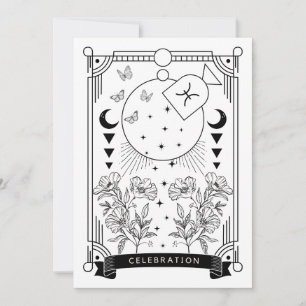 Pisces Birthday Celebration Invitation