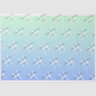 Pisces Birthday Colour Wrap  Tissue Paper