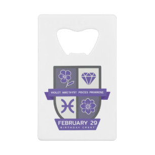 Pisces Birthday Crest™ for February 19-29
