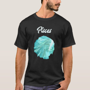 Pisces Blue Fish Horoscope Zodiac Astrology T-Shirt