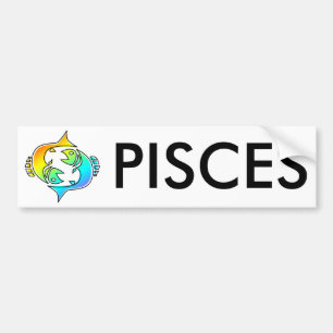 pisces bumper sticker