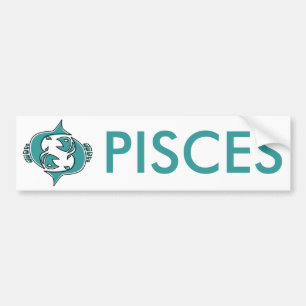 pisces bumper sticker
