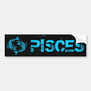 pisces bumper sticker