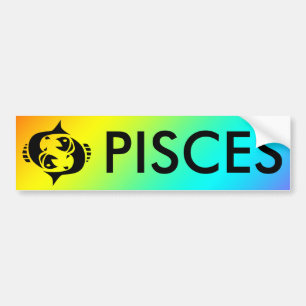 pisces bumper sticker
