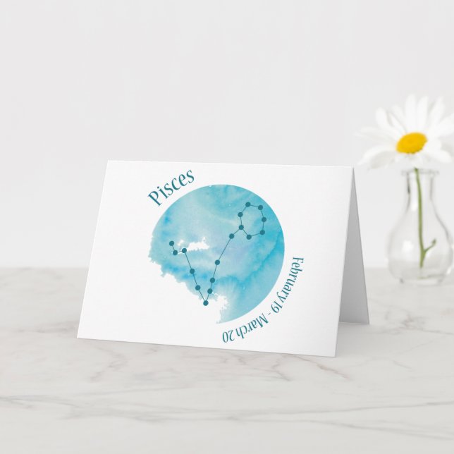 Pisces Card (Small Plant)