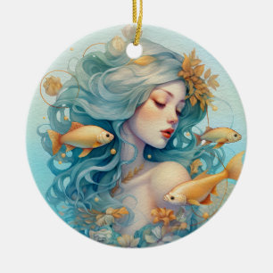 Pisces Ceramic Ornament