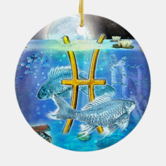 Pisces Ceramic Tree Decoration