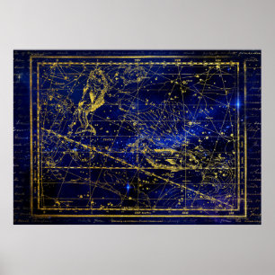 pisces constellation poster
