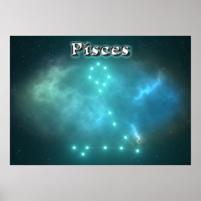 Pisces constellation poster (Front)