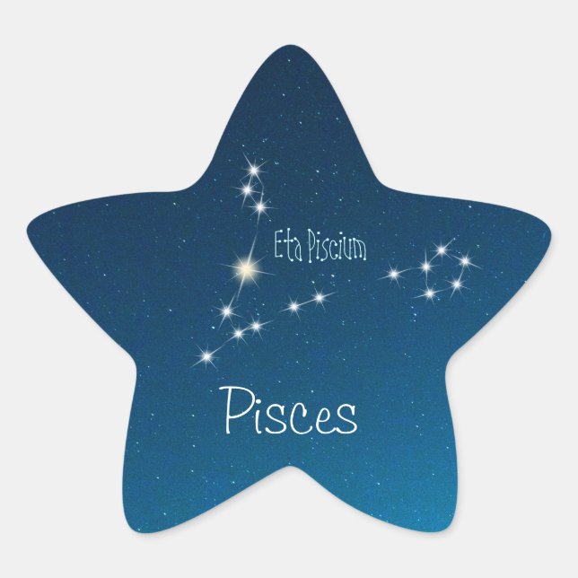 Pisces Constellation Stickers (Front)