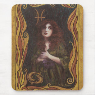 Pisces Decorative Figure Design Mouse Mat