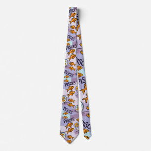Pisces design gift for Zodiac star gazers Tie