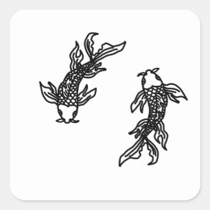 Pisces Driftwave Emblem Sticker – Soft Water Sign 