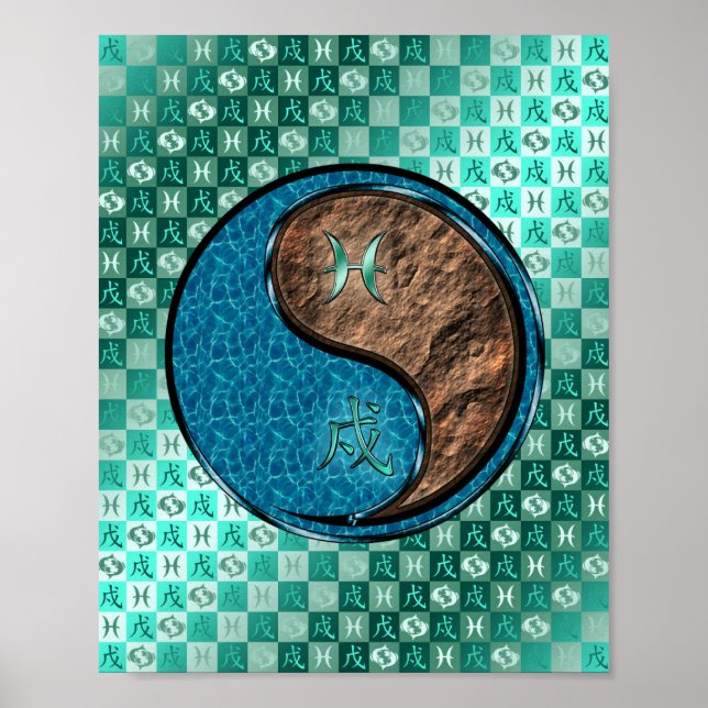 Pisces & Earth Dog Poster (Front)