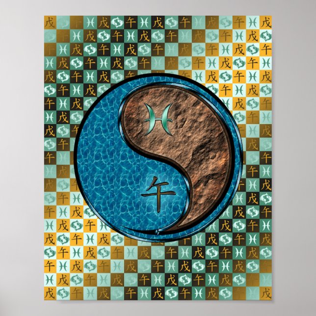 Pisces & Earth Horse Poster (Front)