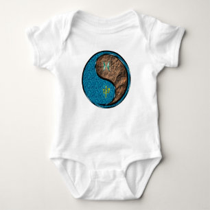 Pisces & Earth Monkey Baby Bodysuit
