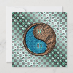 Pisces & Earth Rabbit Card