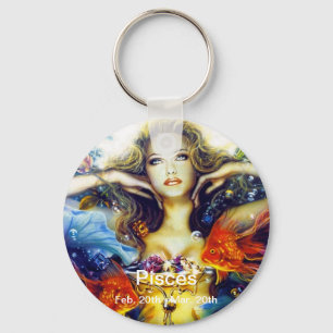 Pisces Feb 20 - Mar 20 Key Ring