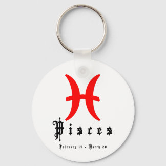 Pisces, February 19 - March 20 Key Ring