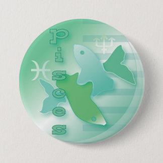 Pisces-Febuary 20 to March 20 7.5 Cm Round Badge
