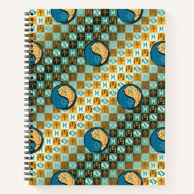 Pisces & Fire Horse Notebook (Front)