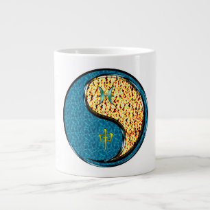 Pisces & Fire Monkey Large Coffee Mug
