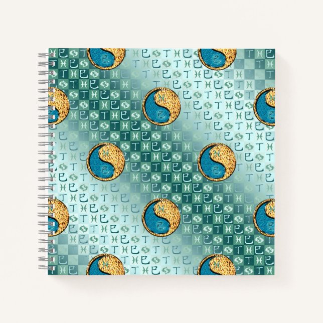 Pisces & Fire Snake Notebook (Front)