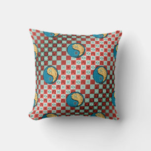 Pisces & Fire Tiger Cushion