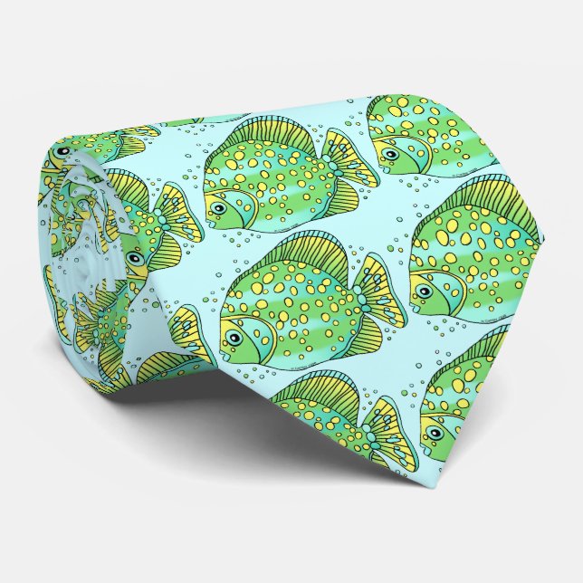 Pisces Fish Tie (Rolled)