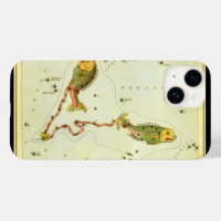 Pisces Fish, Vintage Constellation Urania's Mirror