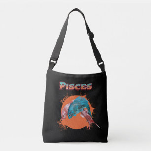 Pisces Fish Zodiac Horoscope Water Astrology Sign  Crossbody Bag