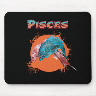 Pisces Fish Zodiac Horoscope Water Astrology Sign Mouse Mat