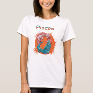 Pisces Fish Zodiac Horoscope Water Astrology Sign T-Shirt