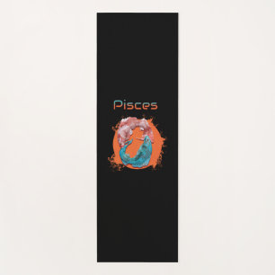 Pisces Fish Zodiac Horoscope Water Astrology Sign Yoga Mat
