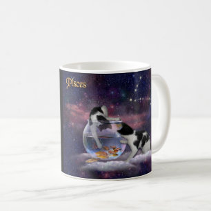 Pisces for Cat Lovers (customisable) Coffee Mug