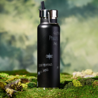 Pisces Fun Inspiring Daily Use Sports Custom Gift Water Bottle