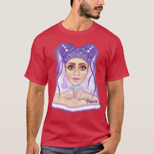 Pisces Girl Birthday Zodiac Women Born in February T-Shirt