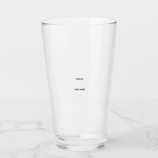 Pisces glass (Front)