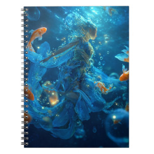 Pisces Goddess of the Deep Notebook