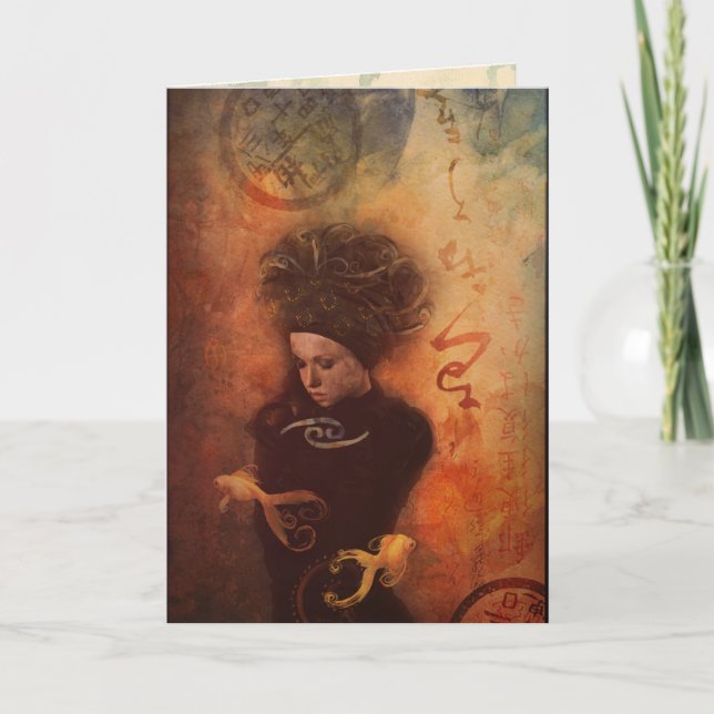 Pisces Greeting Card (Front)