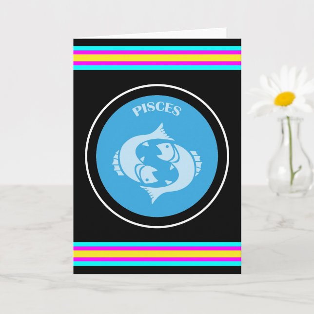 Pisces Greeting Card (Small Plant)
