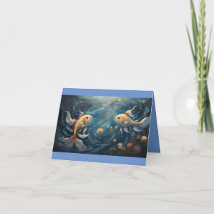 Pisces Happy Birthday Card