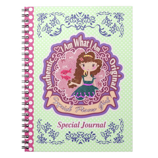 Pisces Horoscope  Notebook (Front)