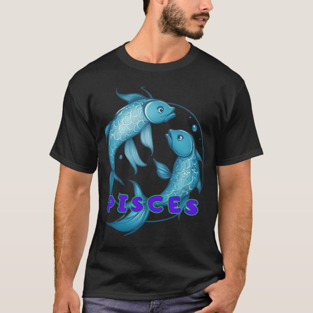 Pisces Horoscope T-Shirt (Front)