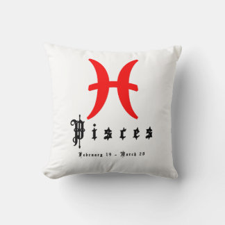 Pisces, Horoscope, zodiac, astrology Cushion